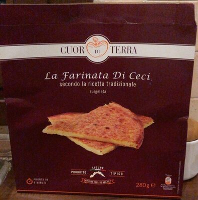 Farinata di ceci front packaging