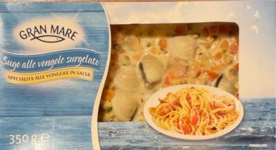 Sugo alle vongole surgelato front packaging