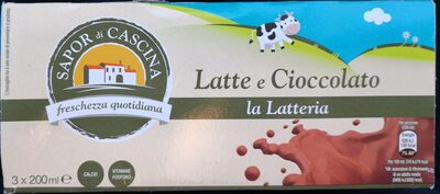 La Latteria Latte e Cioccolato front packaging