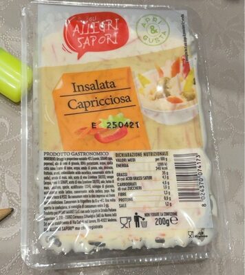 Insalata capricciosa front packaging