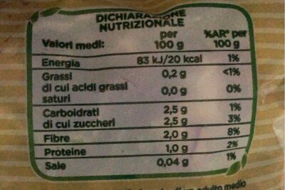 Insalata ortolana front packaging