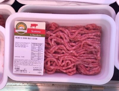 Macinato di bovino front packaging