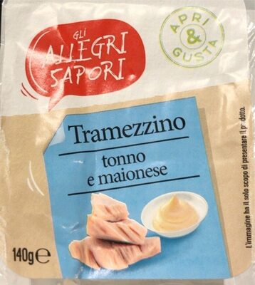 Tramezzino tonno e maionese front packaging