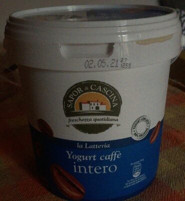 Yogurt caffe intero front packaging