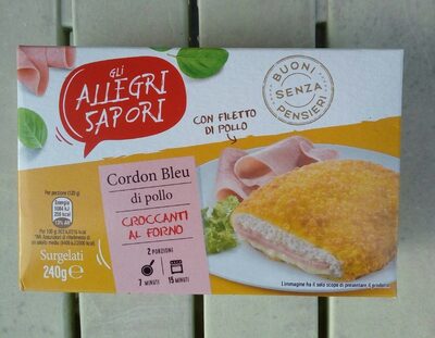Cordon bleu di pollo front packaging