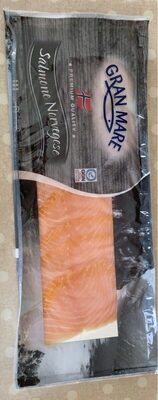 Salmone norvegese front packaging