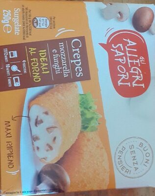 Crepes mozzarella e funghi