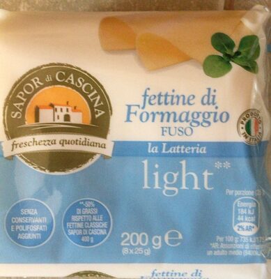 Fettine di formaggio fuso light