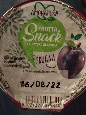 Frutta snack la natura in ravola