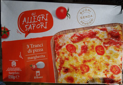 Tranci di pizza front packaging
