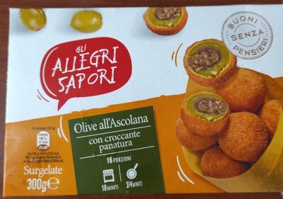 Olive all'ascolana front packaging