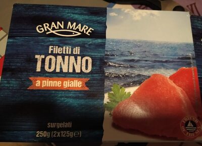 Filetti di tonno front packaging