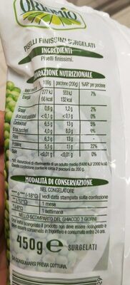Piselli finissimi front packaging