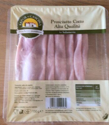prosciutto cotto front packaging