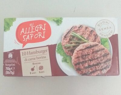 Hamdurger di carne bovina