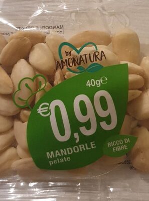 Mandorle pelate front packaging