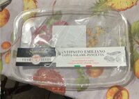 Antipasto emiliano coppa salame pancetta