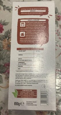 Stinco di suino cotto