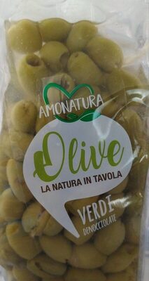 Olive verdi denocciolate front packaging