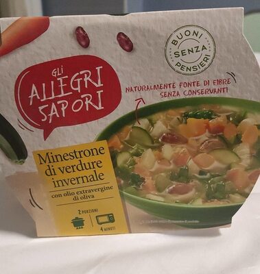 Minestrone di verdure invernali front packaging