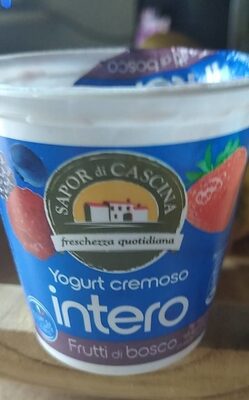 Yogurt cremoso intero frutti di bosco