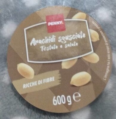 Arachidi sgusciate Tostate e salate