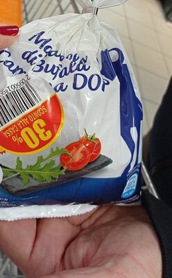 mozzarella bufala front packaging