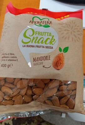 Mandorle sgusciate front packaging