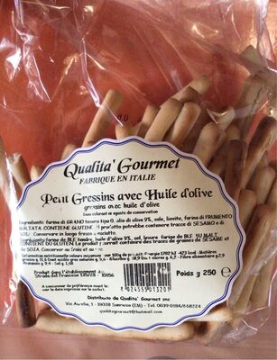 Petit Gressins avec Huile d’olive