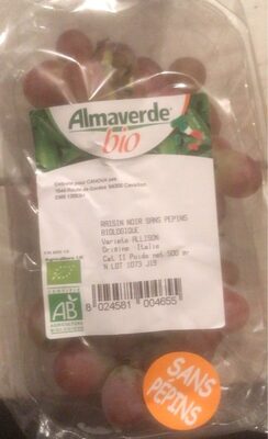 raisin noir sans pepins