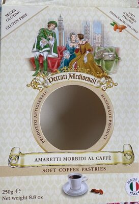 Amaretti morbidi al caffè front packaging