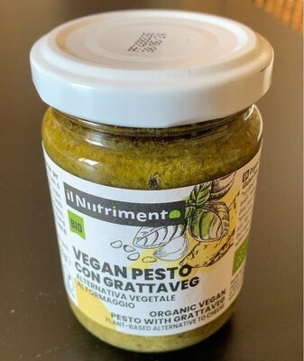 Vegan pesto con grattaveg