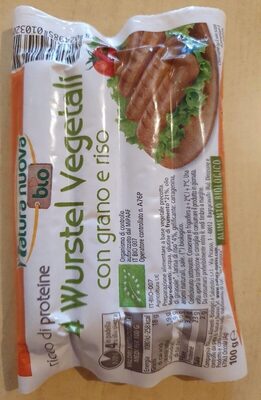 Wurstel vegetali con grano e riso