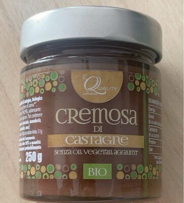 Cremosa di castagne Bio