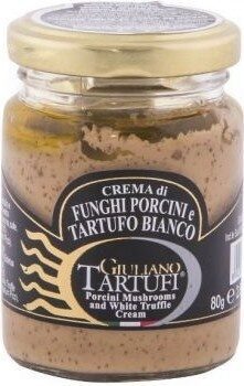 Crème De Cèpes Et Truffe Blanche - 80 G - Giuliano Tartufi front packaging