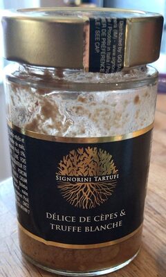 Délice de Cèpes & Truffes Blanches front packaging