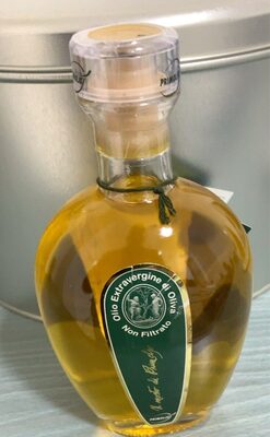 Olio extravergine di oliva front packaging