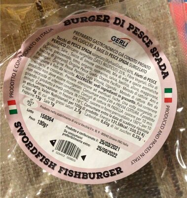 Burger di pesce spada