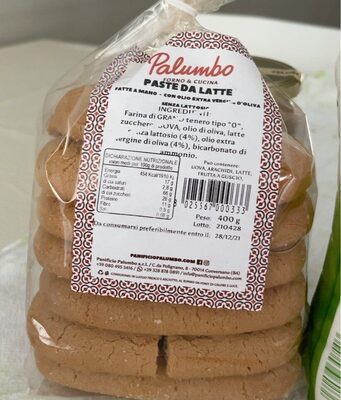 Palumbo biscotti front packaging