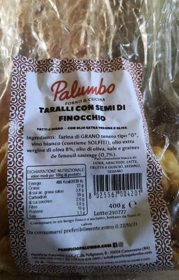 Taralli con semi di finocchio