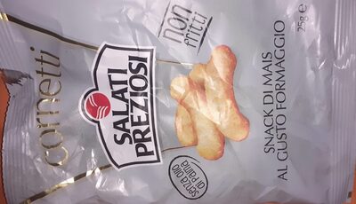 snack di mais al gusto di formaggio