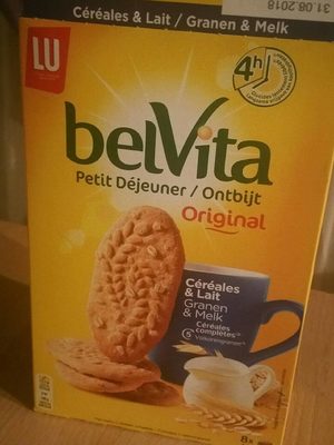 Belvita petit déjeuner original front packaging