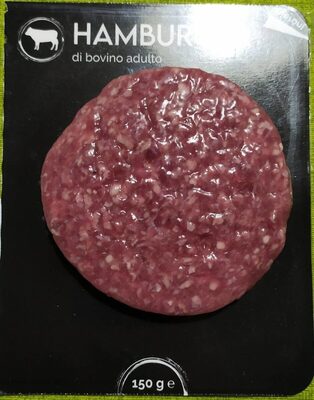 Hamburger di bovino adulto
