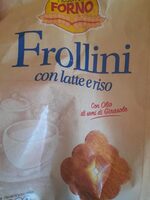Frollini con latte e riso