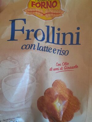 Frollini con latte e riso