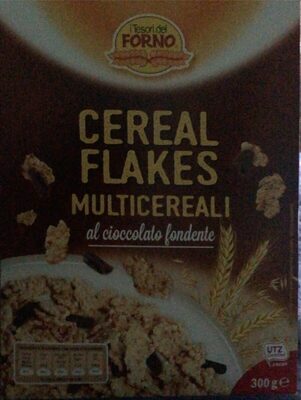 Cereal flakes multicereali al cioccolato fondente