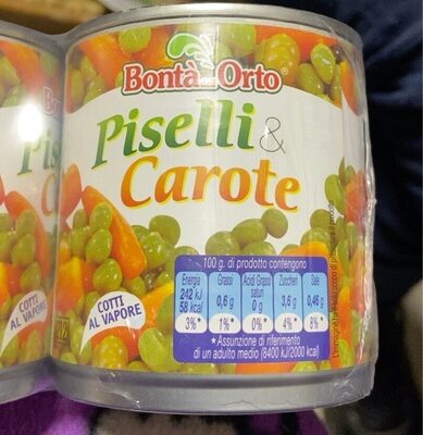 piselli & carote