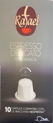 Espresso delicato front packaging