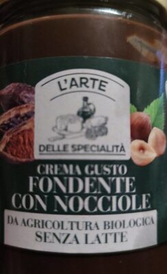 Crema fondente con nocciole