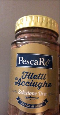 Filetti di acciughe PescaRe front packaging